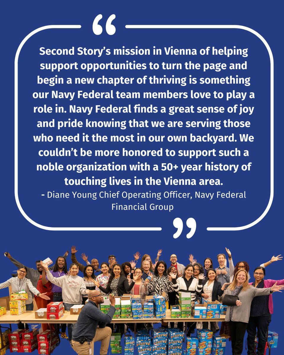 Second Story (@secondstoryorg) on Twitter photo We’re thankful for the support from <a href="/navyfederal/">Navy Federal Credit Union</a>, whose team has generously volunteered their time and energy to support our mission!
From making snack packs to assembling winter kits, your generosity for the young people and families we serve shine through #NavyFederalServes We’re thankful for the support from <a href="/navyfederal/">Navy Federal Credit Union</a>, whose team has generously volunteered their time and energy to support our mission!
From making snack packs to assembling winter kits, your generosity for the young people and families we serve shine through #NavyFederalServes
