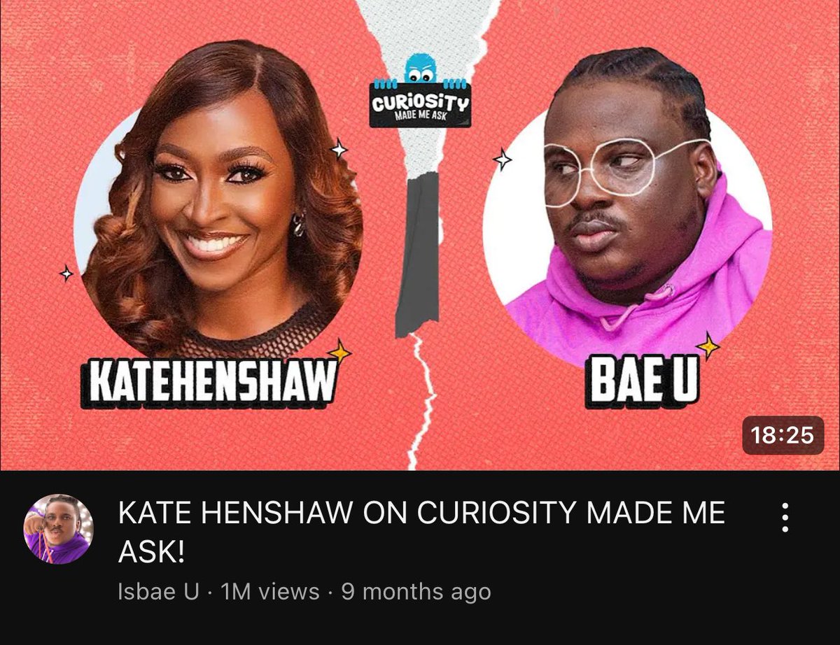 Josey Mahachi (@mahachiejosey) on Twitter photo If you want to laugh and reduce some stress here is something for you featuring <a href="/HenshawKate/">Kate Amaka Henshaw</a> ….was bored scrolling through my timeline and boom — laughter all way through 🤣🤣🤣🤣🤣👇🏾
youtu.be/9njqAK7S0rQ?si… If you want to laugh and reduce some stress here is something for you featuring <a href="/HenshawKate/">Kate Amaka Henshaw</a> ….was bored scrolling through my timeline and boom — laughter all way through 🤣🤣🤣🤣🤣👇🏾
youtu.be/9njqAK7S0rQ?si…