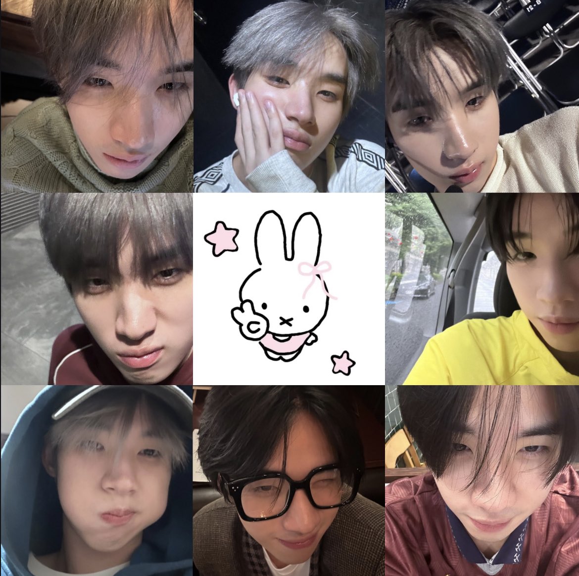honggshi's tweet photo. #hongshihoshi selca core pt2 (ft miffy) :3 https://t.co/wdBOUc2kER
