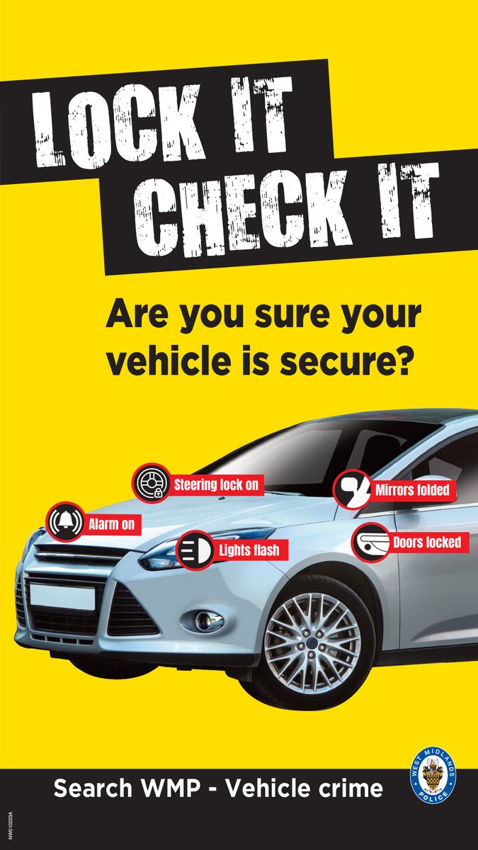 QuintonWMP's tweet image. Keep your ride safe always: Lock your doors, Remove valuables, and park in well-lit areas. A few simple steps can stop a thief in their tracks