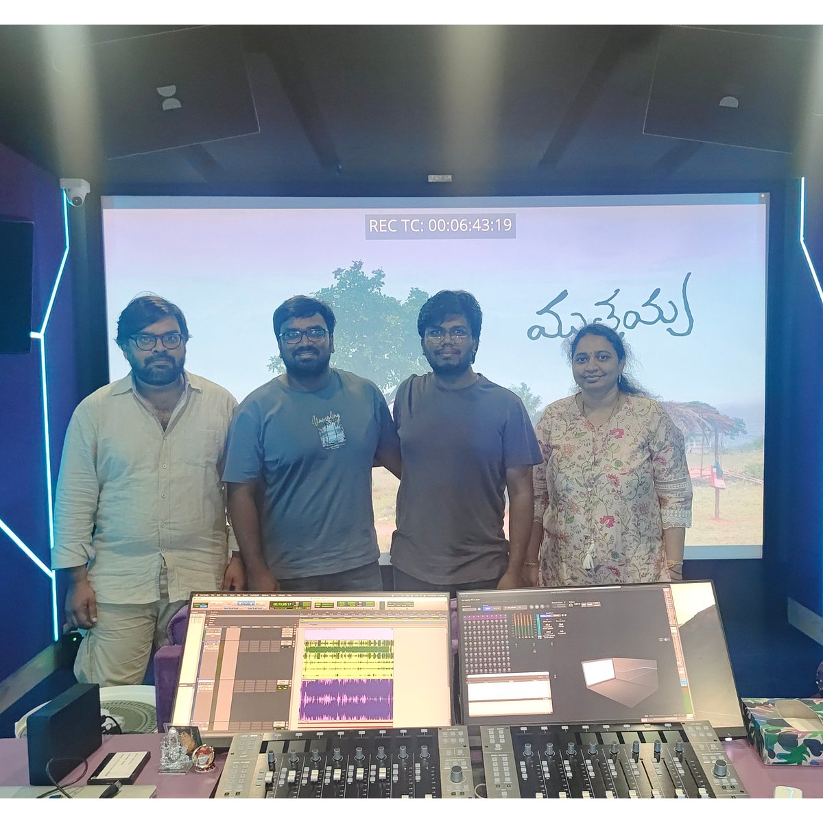 IT'S HAPPENING! We just locked the final mix for 'Muthayya,' 
my very first project as an editor, this has been an unforgettable experience.
'Muthayya' will always hold a special place in my heart,
Can't wait for you all to see it.

#FirstFilm #FilmEditor #ComingSoon #Muthayya