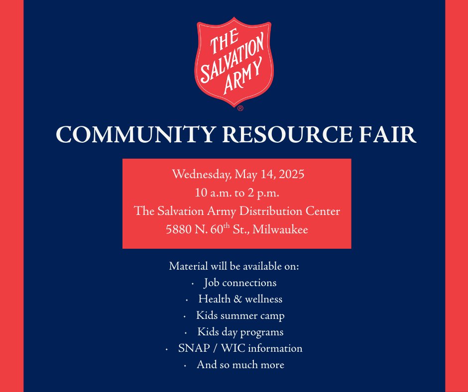 Salvation Army MKE tweet media