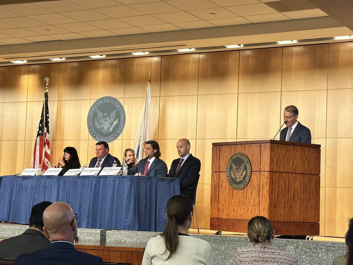 🚨HAPPENING NOW: Chairman Atkins made his opening remarks at the SEC crypto  roundtable on trading. “Innovation has been stifled for the last several  years due to market and regulatory uncertainty that, unfortunately,