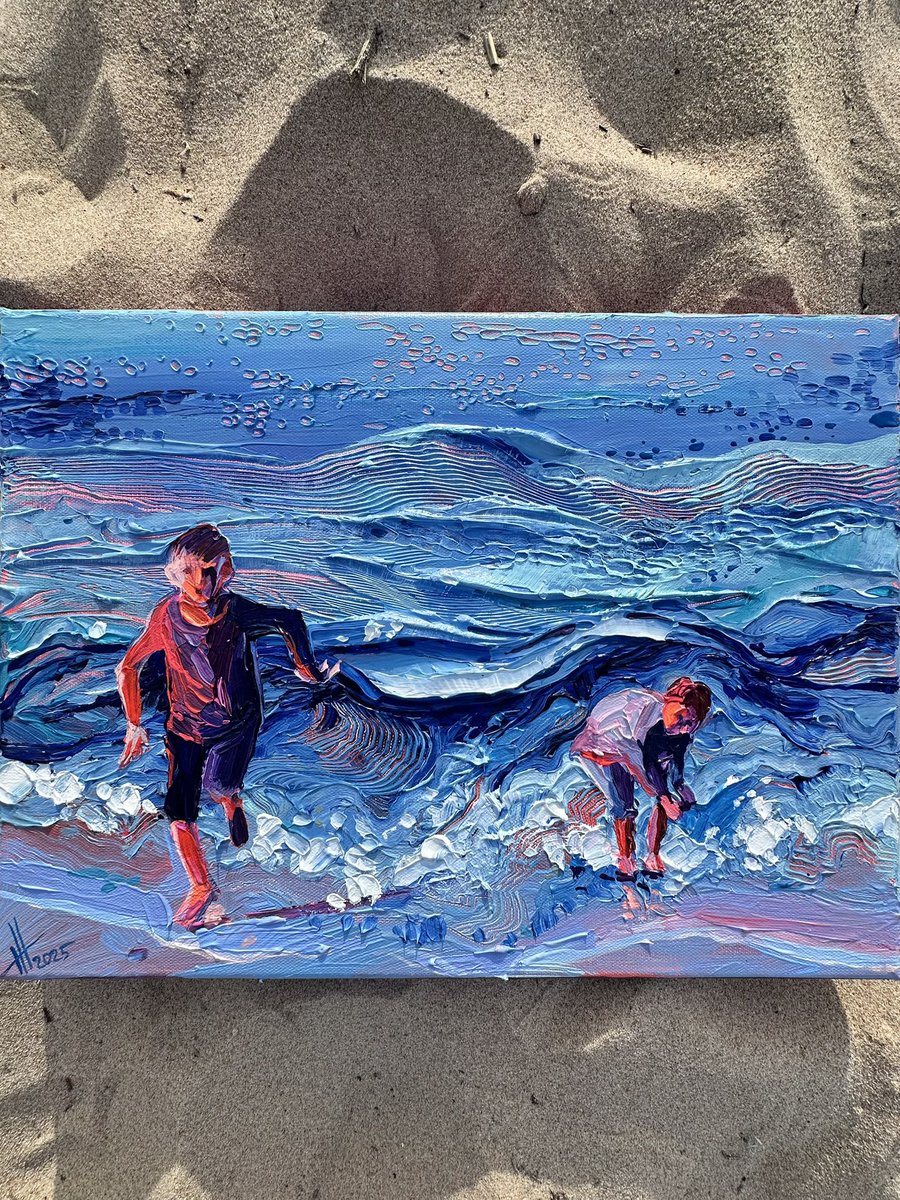 「acrylic, canvas 30*40 cm „sketch 1. Xera」|Anastasia Trusovaのイラスト