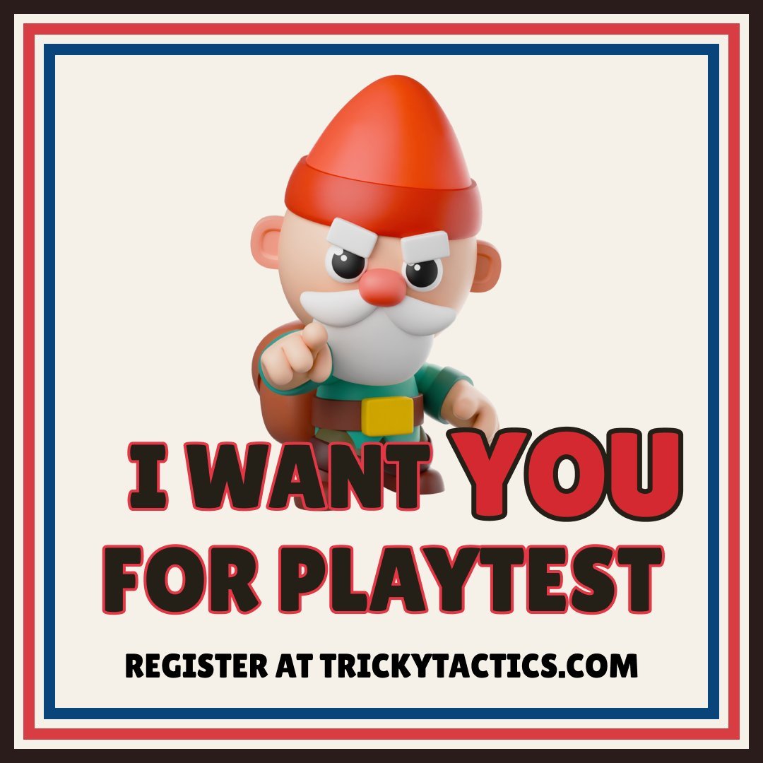 OUR SECOND OPEN BETA LAUNCHES THIS MAY!

This will be the most important test in Tricky Tactics' development. We're introducing terrain, a major feature that will redefine how you play autochess and challenge what you know about the genre

REGISTER NOW: trickytactics.com