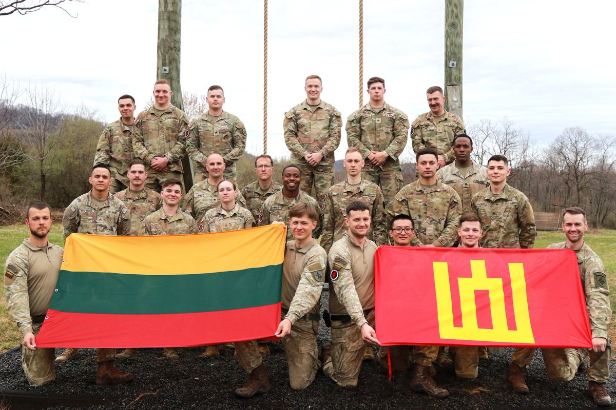 Pennsylvania National Guard (@panationalguard) on Twitter photo Today is the 32nd anniversary of the <a href="/PANationalGuard/">Pennsylvania National Guard</a>'s partnership with the <a href="/LTU_Army/">Lithuanian_Armed_Forces</a> through the <a href="/USNationalGuard/">National Guard</a>'s State Partnership Program. This partnership builds capacity and interoperability, increases readiness and broadens opportunities for our Soldiers and Airmen. Today is the 32nd anniversary of the <a href="/PANationalGuard/">Pennsylvania National Guard</a>'s partnership with the <a href="/LTU_Army/">Lithuanian_Armed_Forces</a> through the <a href="/USNationalGuard/">National Guard</a>'s State Partnership Program. This partnership builds capacity and interoperability, increases readiness and broadens opportunities for our Soldiers and Airmen.