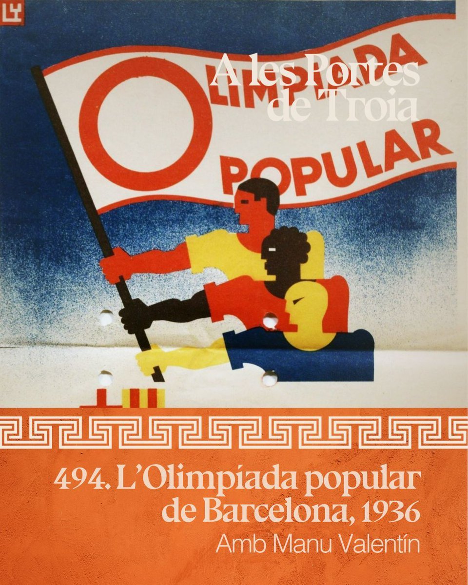 A Les Portes De Troia (@portesdetroia) on Twitter photo 🤔 L’OlimpĂada Popular de Barcelona del 36: un exemple d'antifeixisme i solidaritat, però tambĂ© una maniobra d’influència soviètica dins l’esport obrer?
Un debat obert i apassionant amb Manu ValentĂn (<a href="/HCubiertos/">Manu Valentin</a>)!
🎧
đźź go.ivoox.com/rf/145256275
🟢 open.spotify.com/episode/4HCsSa… 🤔 L’OlimpĂada Popular de Barcelona del 36: un exemple d'antifeixisme i solidaritat, però tambĂ© una maniobra d’influència soviètica dins l’esport obrer?
Un debat obert i apassionant amb Manu ValentĂn (<a href="/HCubiertos/">Manu Valentin</a>)!
🎧
đźź go.ivoox.com/rf/145256275
🟢 open.spotify.com/episode/4HCsSa…