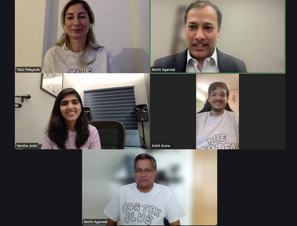 Mohit Agarwal (@mohittccneuro) on Twitter photo What an excellent talk by <a href="/YPekcevik/">Yeliz Pekçevik, MD</a>, expertly moderated by <a href="/drjoshivarsha/">Dr Varsha Joshi</a> <a href="/aroraankit9922/">Ankit Arora</a> and <a href="/RamVaidhyanath/">Ram Vaidhyanath</a> !
Recording will soon be available on thecortexclub.org What an excellent talk by <a href="/YPekcevik/">Yeliz Pekçevik, MD</a>, expertly moderated by <a href="/drjoshivarsha/">Dr Varsha Joshi</a> <a href="/aroraankit9922/">Ankit Arora</a> and <a href="/RamVaidhyanath/">Ram Vaidhyanath</a> !
Recording will soon be available on thecortexclub.org