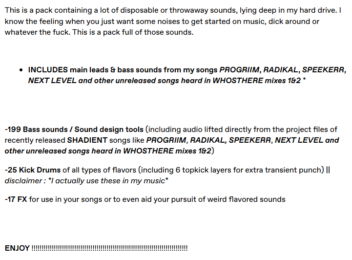 SHADIENT SOUND DESIGN SAMPLE PACK PEEP REPLIES