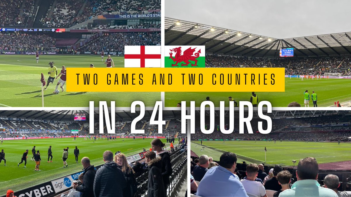 Euro Tripz (@eurotripz) on Twitter photo Our latest vlog is out, as <a href="/AndyDaviesSport/">Andy Davies</a> and <a href="/Nayim94/">Nayim AFC</a> watched two games in 24 hours, across two countries.
They saw <a href="/SwansOfficial/">Swansea City AFC</a> take on <a href="/HullCity/">Hull City</a> in the <a href="/EFL/">EFL</a> Championship before watching <a href="/WestHam/">West Ham United</a> face <a href="/SouthamptonFC/">Southampton FC</a> in the @PremierLeague.
youtu.be/ELpZztZRDKc
#Vlog Our latest vlog is out, as <a href="/AndyDaviesSport/">Andy Davies</a> and <a href="/Nayim94/">Nayim AFC</a> watched two games in 24 hours, across two countries.
They saw <a href="/SwansOfficial/">Swansea City AFC</a> take on <a href="/HullCity/">Hull City</a> in the <a href="/EFL/">EFL</a> Championship before watching <a href="/WestHam/">West Ham United</a> face <a href="/SouthamptonFC/">Southampton FC</a> in the @PremierLeague.
youtu.be/ELpZztZRDKc
#Vlog