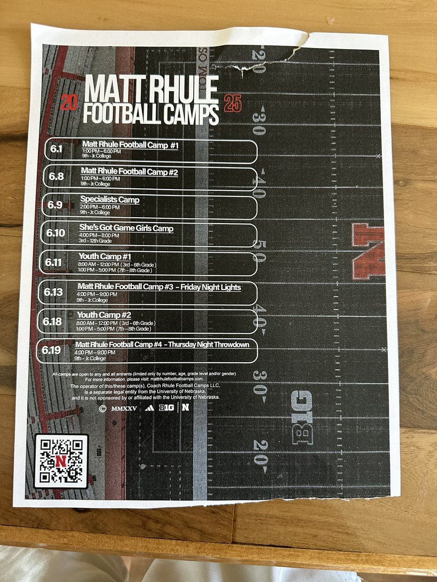 Reese Nitschke (@reese_nitschke) on Twitter photo Thank you <a href="/CoachMattRhule/">Matt Rhule</a> and <a href="/HuskerFootball/">Nebraska Football</a> for the camp invites! Hope to make a trip and compete Thank you <a href="/CoachMattRhule/">Matt Rhule</a> and <a href="/HuskerFootball/">Nebraska Football</a> for the camp invites! Hope to make a trip and compete