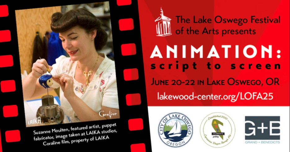ANIMATIONWorld's tweet photo. #Stopmotion Exhibit Heads to Lake Oswego Festival of the Arts: ‘Animation: Script to Screen’ will feature artists from collaborating studios such as #LAIKA, #HouseSpecial, #ShadowMachine, and #TippettStudio, running from June 20 - 22. https://t.co/lhkNKM6XHL #LOFA2025 #Animation #AnimationWorld