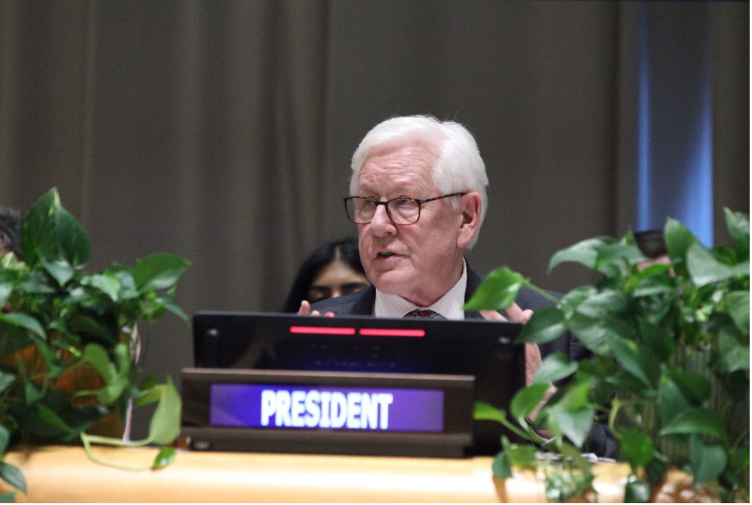 UNECOSOC's tweet image. At the @UNECOSOC Special Meeting on #ForcedDisplacement and #RefugeeProtection, I emphasized that “there is a net benefit that can be created if we put into place the right policies…there is a wealth of what refugee communities and displaced people can bring to our societies.…