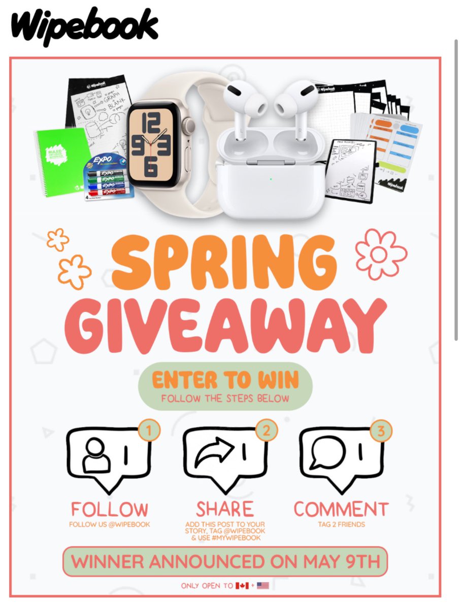 bobbicagle99's tweet photo. @Wipebook #mywipebook This company makes great classroom materials! Would love to win this prize pack for my classroom. https://t.co/QeXly9j0hf