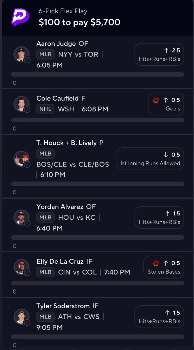 queenofparlay's tweet image. Flex Friday protected 57X lotto 🆓 🎟️

maybe just maybe we can hit big 🙏🏼

t.me/+lJn3Decy6vw4M…

Good luck 🍀

prizepicks.onelink.me/gCQS/shareEntr…

#PrizePicks #PapasPicks #PapaJawnz #GamblingX #MLBX #MLB #NHL