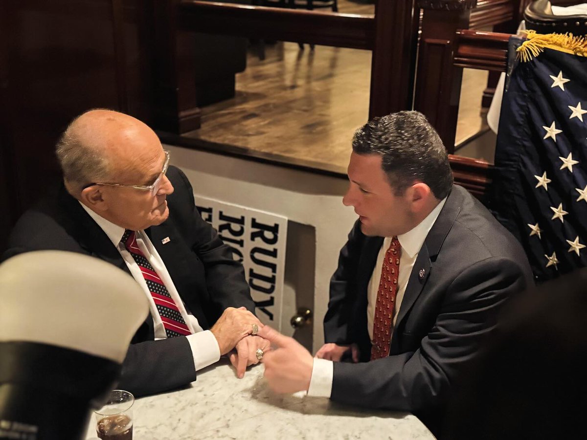 frankmorano's tweet photo. Truly honored to have been interviewed by Mayor Rudy Giuliani — and even more humbled by the kind words he shared about my campaign afterward.
Take a look: https://t.co/t7GJ1M3cqn
Early voting is on now through 4/27. Election Day is 4/29.
➡️ https://t.co/s4RbHVcsvV #SINY https://t.co/h1qf8Pr688