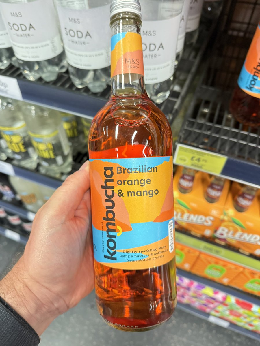 All_Things_New_'s tweet image. New Drinks! 👀 At M&amp;amp;S @marksandspencer #mandsfood #drinks #kombucha #wellthisisnew