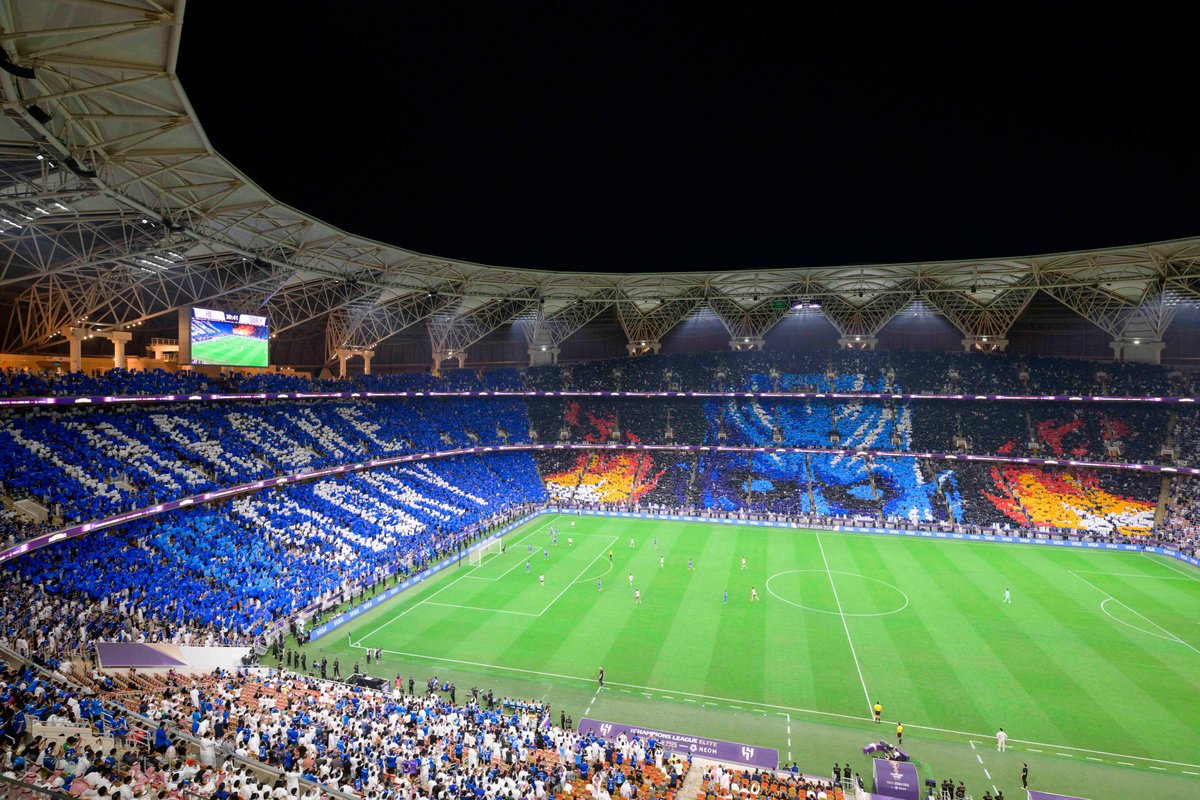 — 🚨 الصمت في حرم الجمال جمال 😨💙💙💙💙

— المدرج الأعظم في قارة آسيا بدون شك 😨😨😨😨💙💙