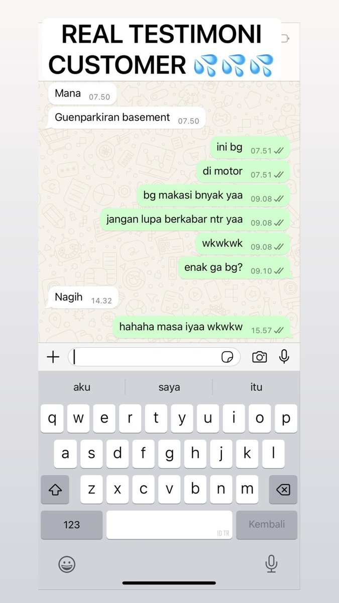 RIVIEW REAL DARI CUSTOMER!!!
🍆🍆🍆💦💦💦
YANG MAU RASAIN BISA LANGSUNG DM ATAU TELE AJA t.me/jojo_rizky
AVAIL JAKARTA SEKITAR YA📍📌