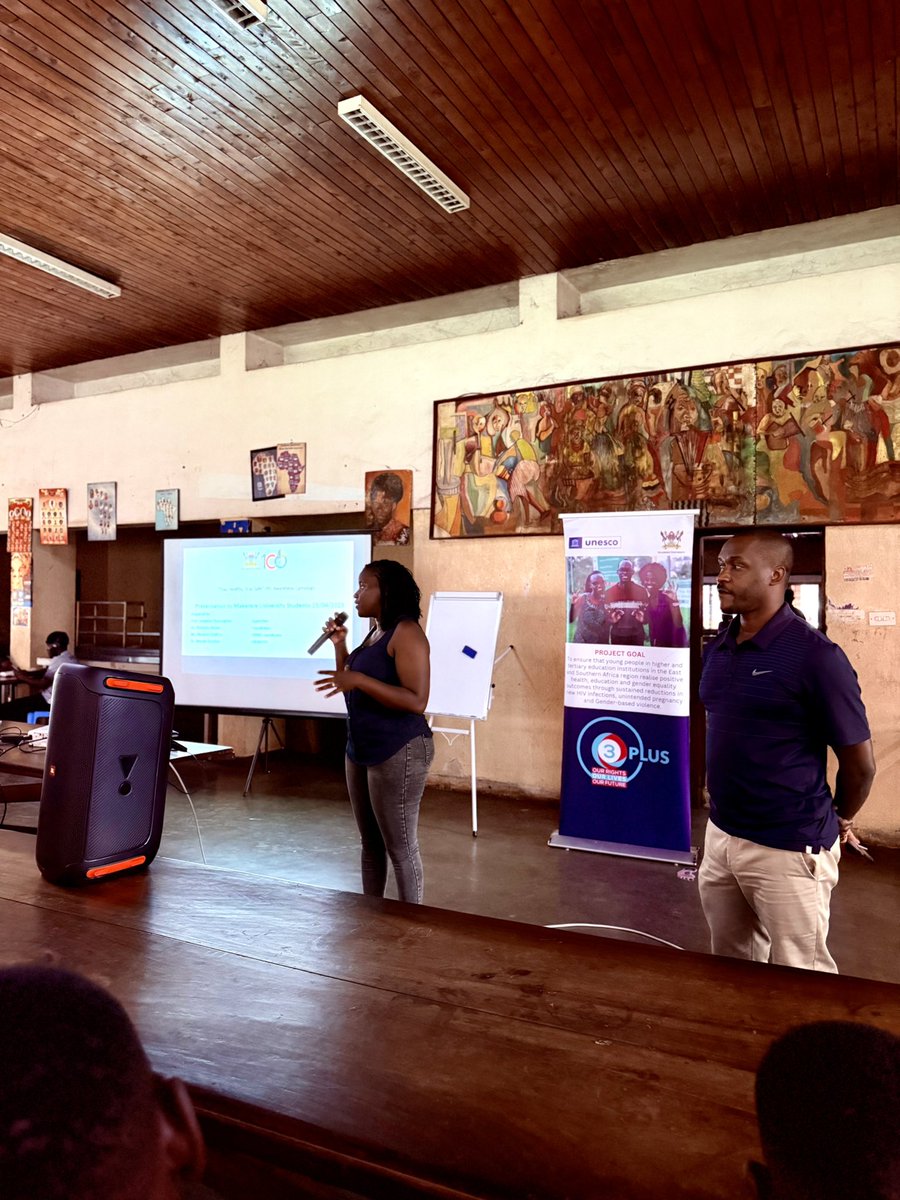 DOS_Makerere's tweet image. A good evening at Africa Hall with Dr Byamugisha Josephat of @MakerereHosp talking HIV awareness. Pictorial. @Makerere #WeBuildfortheFuture