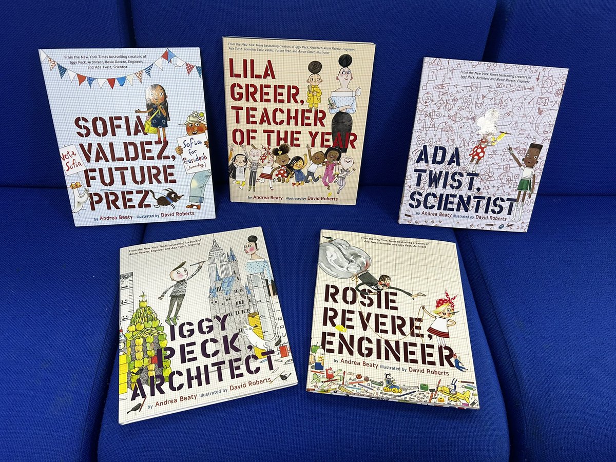 Our April spotlight was on the author <a href="/Andreabeaty01/">Andrea Beaty</a> we have all thoroughly enjoyed sharing her inspiring series.