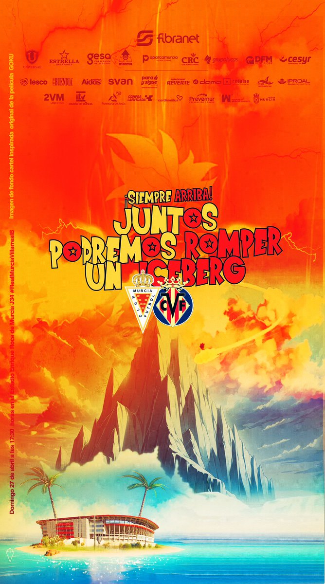 Real Murcia CF (@realmurciacfsad) on Twitter photo CARTEL DIGITAL | ☄️¡Siempre arriba!
Domingo 27 de abril a las 17:30 horas en el estadio Enrique Roca de Murcia jornada 34 de liga <a href="/realmurciacfsad/">Real Murcia CF</a> v <a href="/CanteraGrogueta/">Cantera Grogueta</a>
#RealMurciaVillarrealB CARTEL DIGITAL | ☄️¡Siempre arriba!
Domingo 27 de abril a las 17:30 horas en el estadio Enrique Roca de Murcia jornada 34 de liga <a href="/realmurciacfsad/">Real Murcia CF</a> v <a href="/CanteraGrogueta/">Cantera Grogueta</a>
#RealMurciaVillarrealB
