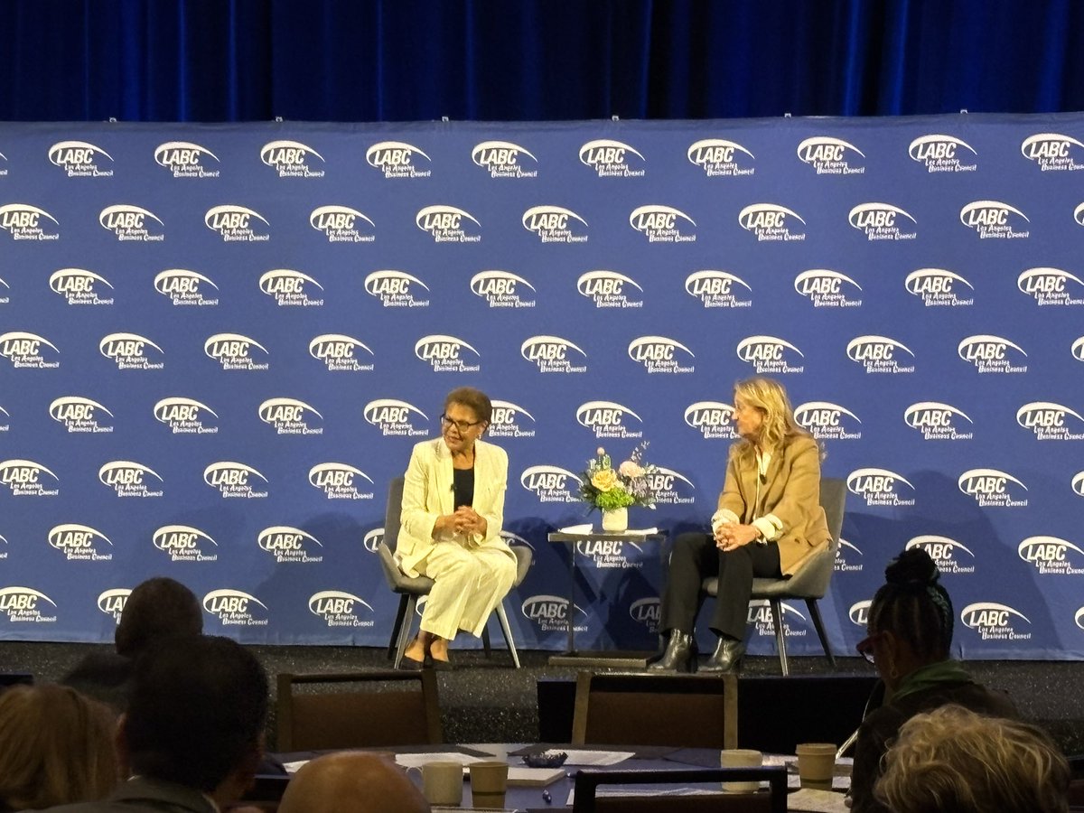 A conversation between <a href="/MayorOfLA/">Mayor Karen Bass</a> and LABC President Mary Leslie overviews the Mayor’s plans to not only ensure we recover, and recover strong, but that this is part of a long term plan for LA’s bright future. 

Tune in to see the mayor’s announcement: labusinesscouncil.org/23rd-annual-ma…