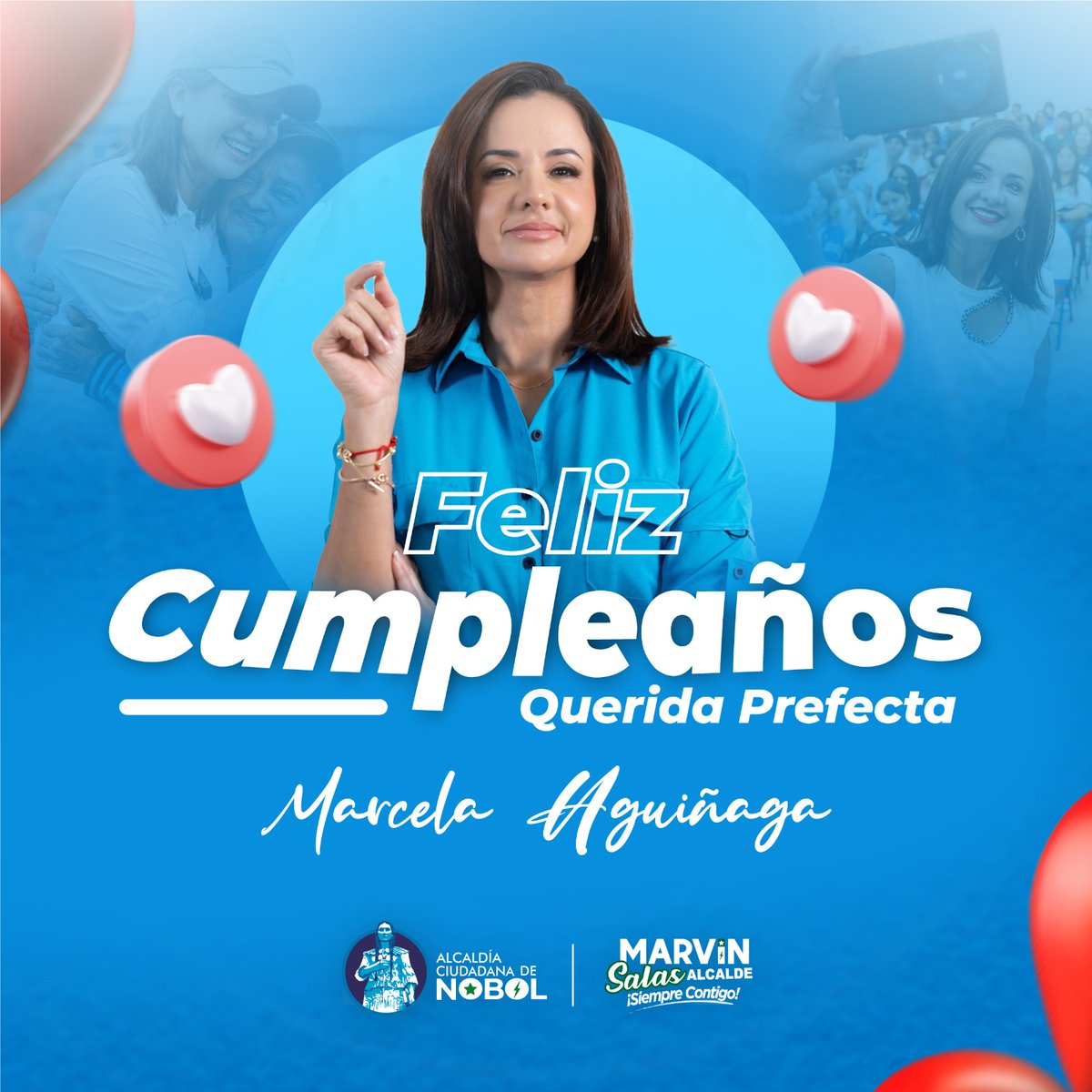 🥳 ¡Feliz cumpleaños, querida #Prefecta <a href="/marcelaguinaga/">Marcela Aguiñaga</a>! 🎂

Que cada día de su nuevo año de vida, esté lleno de alegría, de amor, de felicidad, de salud y de muchas bendiciones de parte de nuestro padre Dios.

¡Viva la cumpleañeraaaaaaa! 🎊🎉🫶🏼