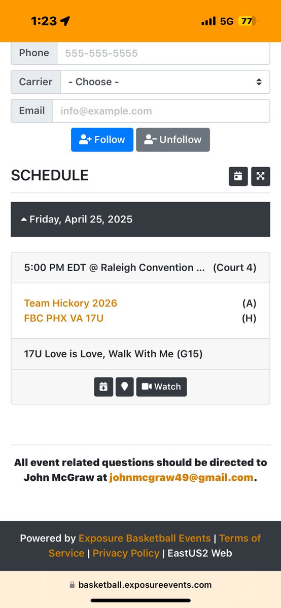 Tournament this weekend in Raleigh! First game at 5:00 on court 4, coaches come watch!🏀<a href="/JasonNiblett3/">Ja’La Niblett</a> <a href="/coachmcguire/">Mike McGuire</a> <a href="/CoachAtkin12582/">Coach Atkins</a> <a href="/CoachJerome3/">Steven Jerome</a> <a href="/CoachMockETSU/">Brenda Mock Brown</a> <a href="/scoutwhisperer/">sc🏀utwhisperer</a> <a href="/MMBR_CoachGBell/">Major Movez Basketball Review #MMBR</a>