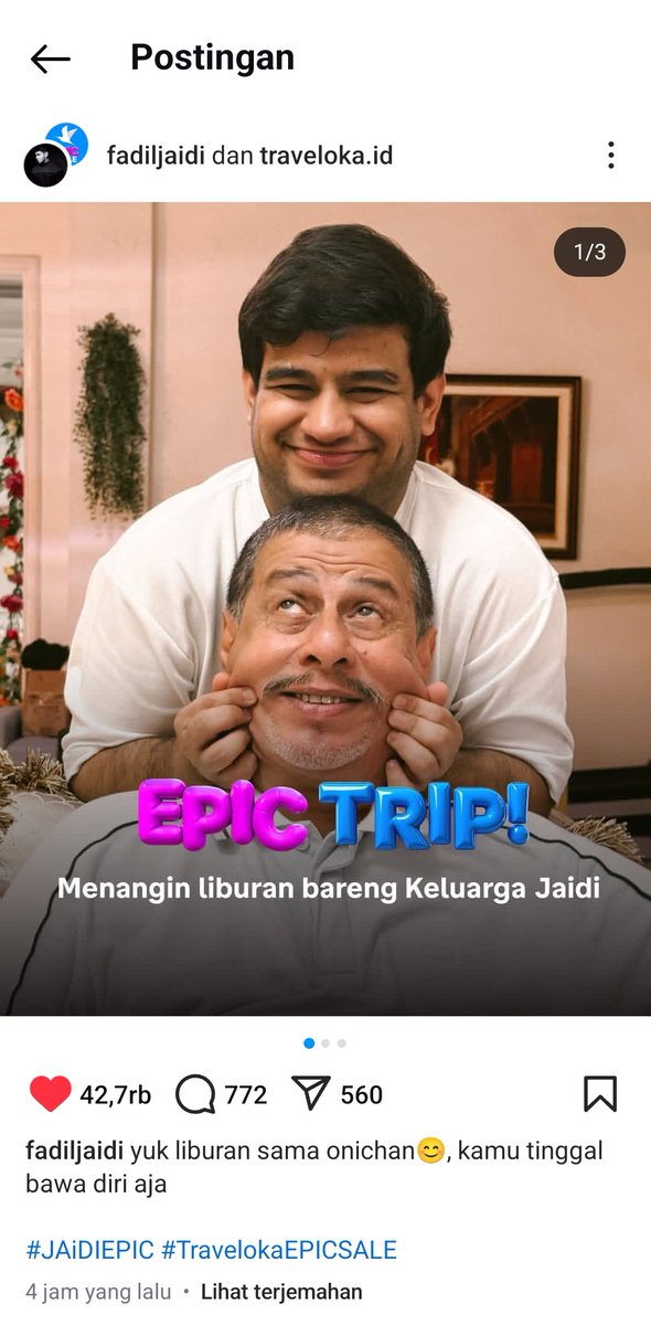 DanielFedder's tweet image. Gua siap nemenin Pak Muh jalan pagi, bahkan lari-lari kecil juga gua sanggup. Demi ikut trip ini.
#JAiDIEPIC