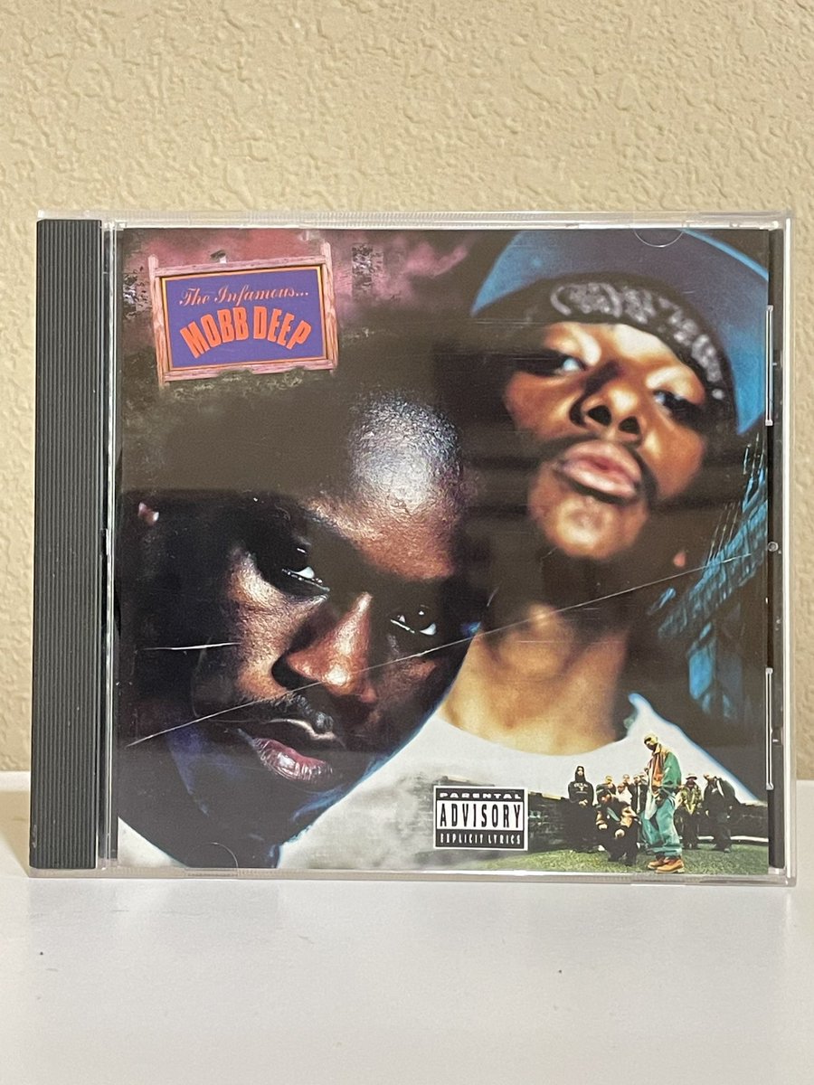 HipHopandGames's tweet photo. On this day in 1995, The Infamous Mobb Deep released their second album The Infamous. Takes me back to spring of that year. My number two album of 1995. What’s your favorite track? #mobbdeep #theinfamous #ripprodigy 🔥💯💿💎 https://t.co/1snq9uxlYi