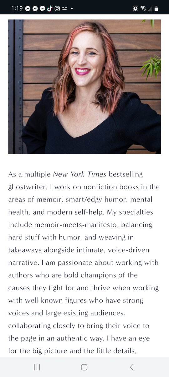 thea8p's tweet image. Even if it was a book on Grifting 
Christina Najjar would have to pay someone else to ghostwrite it 

Fraud
Phony
Synonyms 
For 
#Tinx 
Aka
Christina Najjar 

Now turned DJ 
For Saint James Tea 
Don't forget to ask her about it
At 3pm meet &amp;amp; greet TODAY!! 
#StageCoach2025