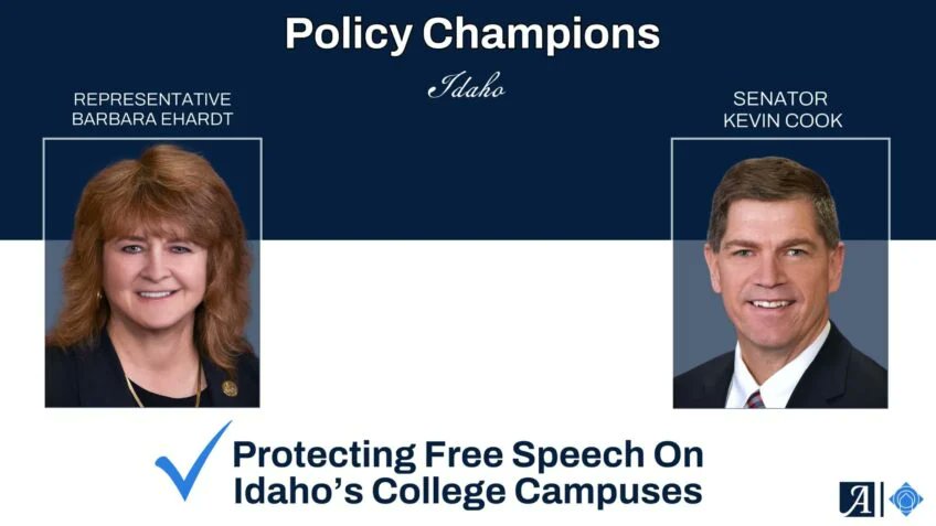 American Legislative Exchange Council (@alec_states) on Twitter photo ALEC applauds Idaho for defending student First Amendment rights and honors Rep. <a href="/BarbEhardt/">Barbara Ehardt</a> & Sen. Kevin Cook as Policy Champions for sponsoring the Campus Free Speech Act (H 240).
alec.org/article/alec-pā¦
#Idaho #FreeSpeech ALEC applauds Idaho for defending student First Amendment rights and honors Rep. <a href="/BarbEhardt/">Barbara Ehardt</a> & Sen. Kevin Cook as Policy Champions for sponsoring the Campus Free Speech Act (H 240).
alec.org/article/alec-pā¦
#Idaho #FreeSpeech