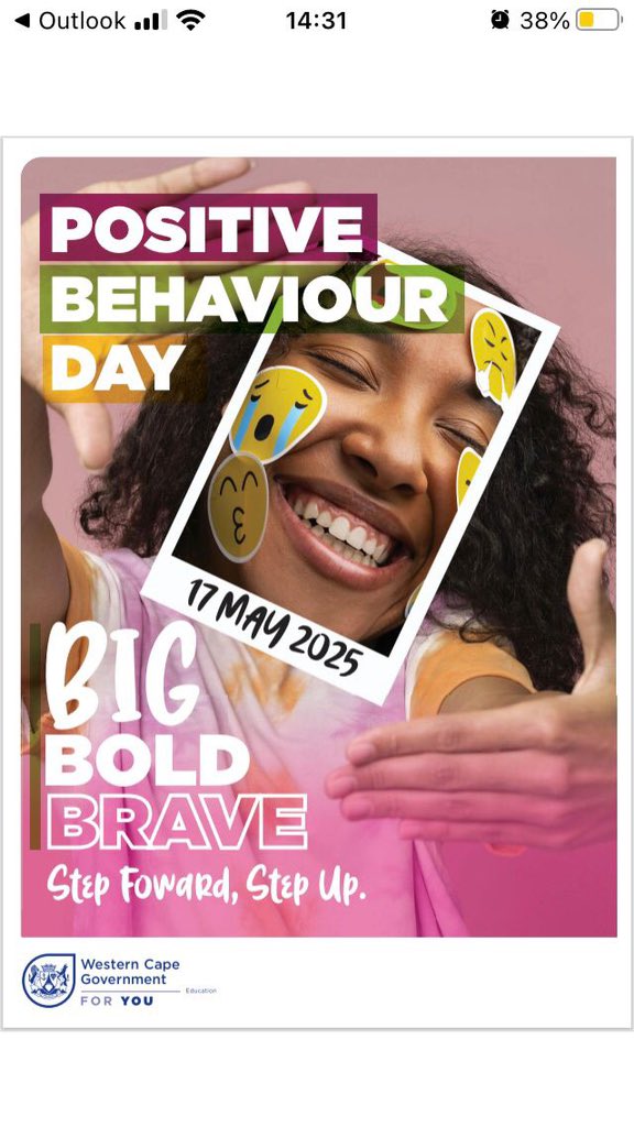 Neville Goliath (@broneville) on Twitter photo The challenge was put out to schools by <a href="/carlwastie/">Carl Wastie</a> to get involved in #PositiveBehaviourDay in the #BigBoldBrave challenge. Use #StepForwardStepUp to post you spirit shout. <a href="/WCEDnews/">WCEDNews</a> <a href="/WCED_Districts/">WCED_CD Districts</a> <a href="/WesternCapeGov/">Western Cape Gov</a> The challenge was put out to schools by <a href="/carlwastie/">Carl Wastie</a> to get involved in #PositiveBehaviourDay in the #BigBoldBrave challenge. Use #StepForwardStepUp to post you spirit shout. <a href="/WCEDnews/">WCEDNews</a> <a href="/WCED_Districts/">WCED_CD Districts</a> <a href="/WesternCapeGov/">Western Cape Gov</a>