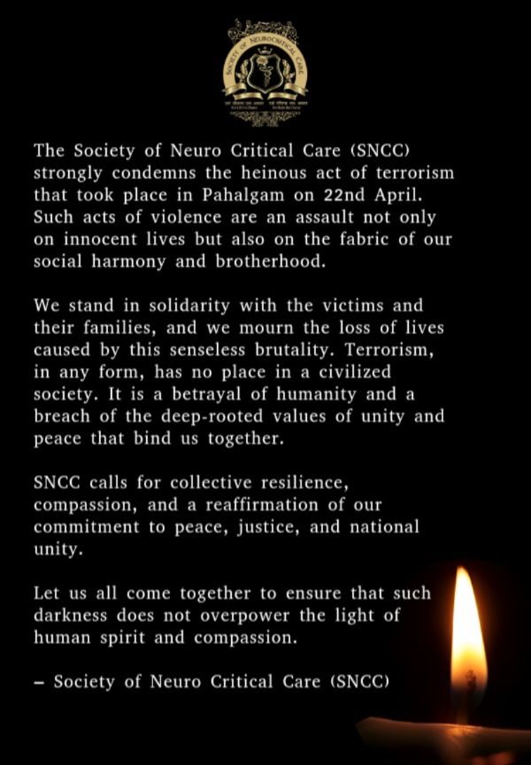 SNCC strongly condemns the heinous act of terrorism that took place in Pahalgam on 22nd April2025
 #PahalgamTerroristAttack #india #terrorist #condemn