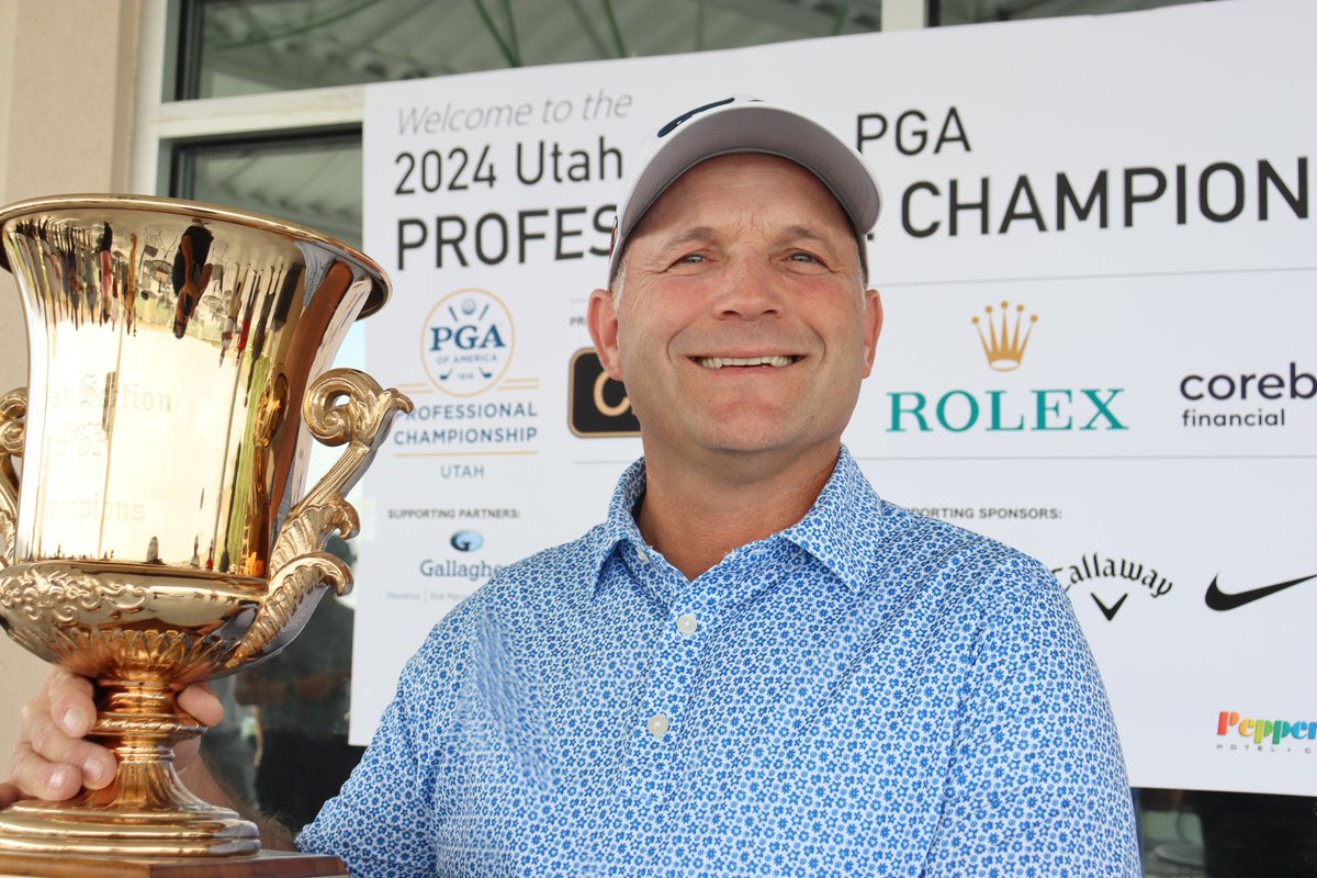 Dustin Volk, Director of Golf for Davis County and reigning Utah PGA Section Champion, will headline a strong group of Utah PGA Members competing in the 2025 PGA Professional Championship, April 27–30 at PGA Golf Club in Port St. Lucie. Read more here: tinyurl.com/4n9mved6