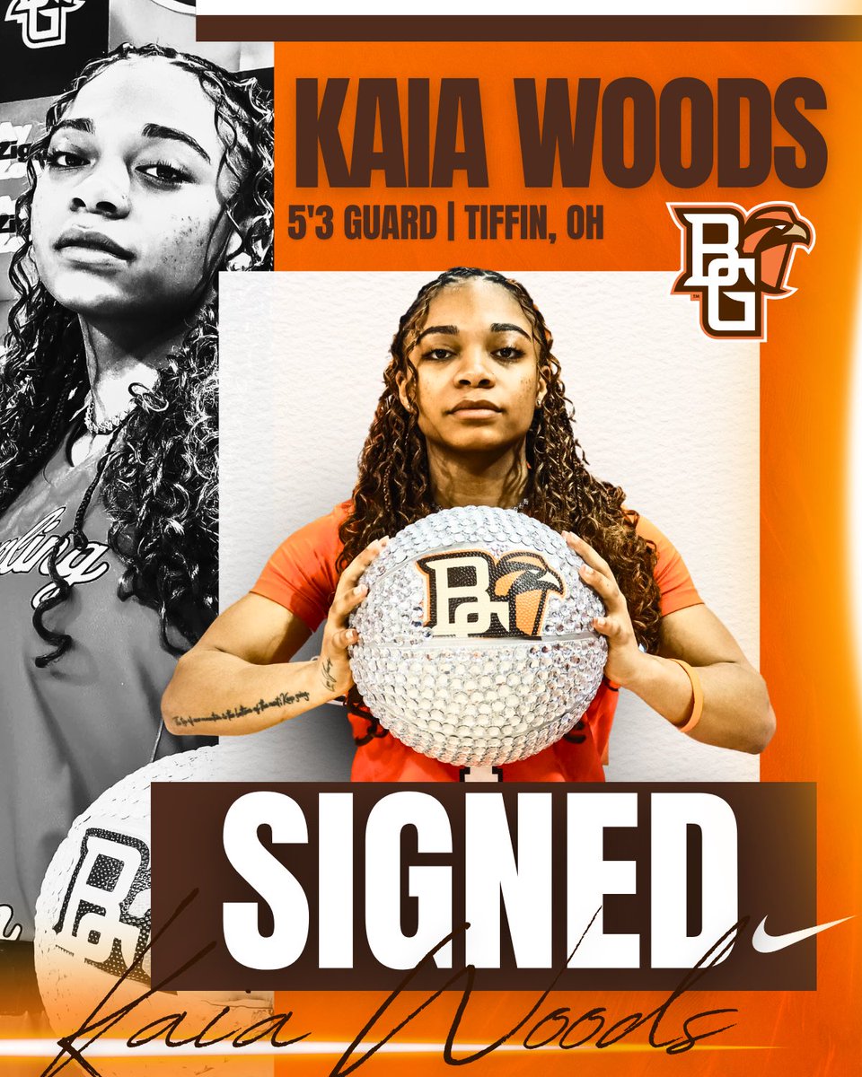 📍HOME. WELCOME TO THE NEST 🦅🧡🤎

Everyone give a warm welcome to our newest Falcon:
KAIA WOODS‼️

We can’t wait to get to work! 🤩

#AyZiggy