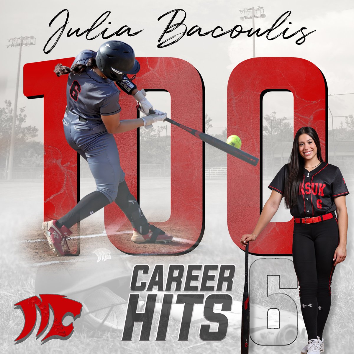 Julia Bacoulis - #6
100 Career Hits (4/24 vs. New Fairfield)
<a href="/FanaraPhoto/">Fanara Photo</a>