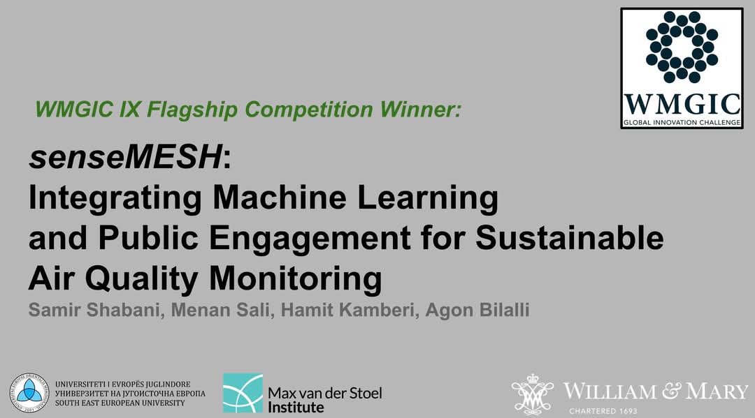 First Place for SEEU at the Global Innovation Challenge! Congrats to our students Samir, Menan, Hamit &amp; Agon for winning #GICIX with their smart, solar-powered air pollution monitoring system—developed at the MVDSI. From Tetova to Varanasi, tech for good in action!