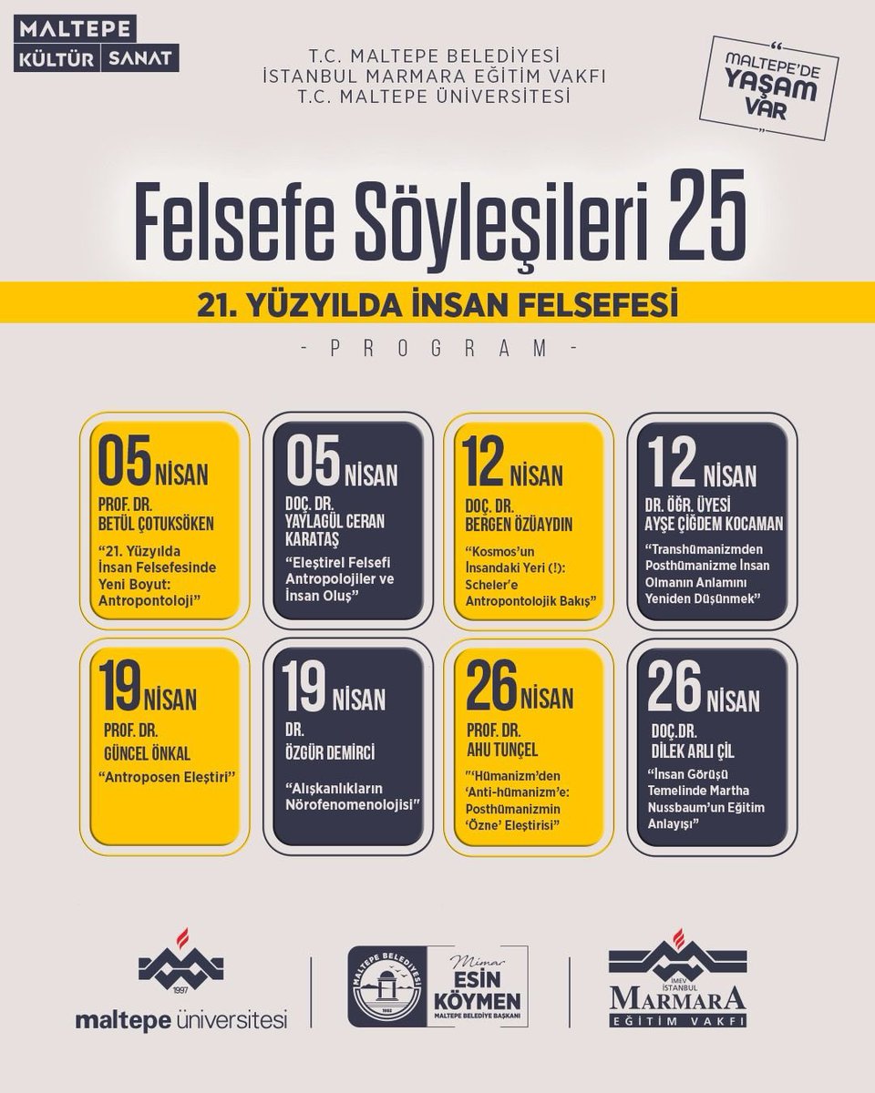 BetulCotuksoken's tweet photo. Felsefe Söyleşileri sürüyor…
@MaltepeEduTr @MaltepeBelTr imev@maltepe.edu.tr https://t.co/ariyORmqES