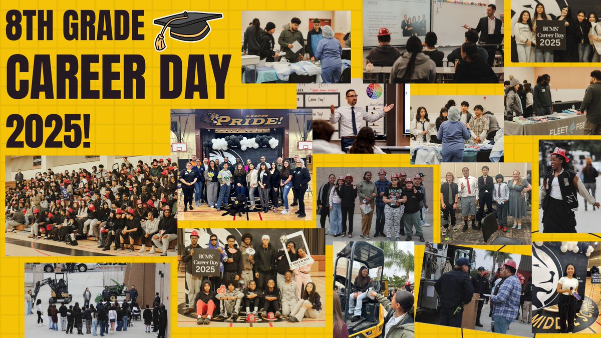 Cucamonga School District (@cucamongasd) on Twitter photo Huge thanks to all the amazing speakers who joined RCMS Career Day last Friday! 🎤✨ Students got to explore different industries, ask great questions, and get inspired about their futures. 🙌 #CareerDay #RCMSProud #FutureLeaders Huge thanks to all the amazing speakers who joined RCMS Career Day last Friday! 🎤✨ Students got to explore different industries, ask great questions, and get inspired about their futures. 🙌 #CareerDay #RCMSProud #FutureLeaders
