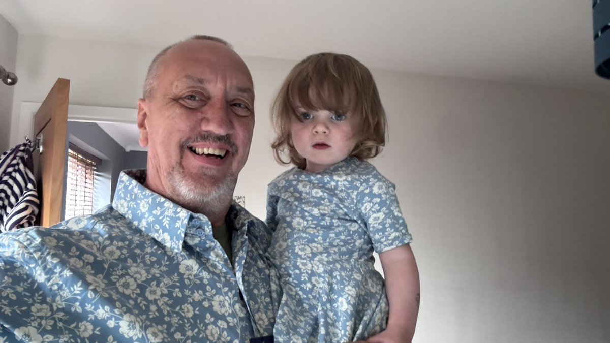 For my birthday we got matching outfits
