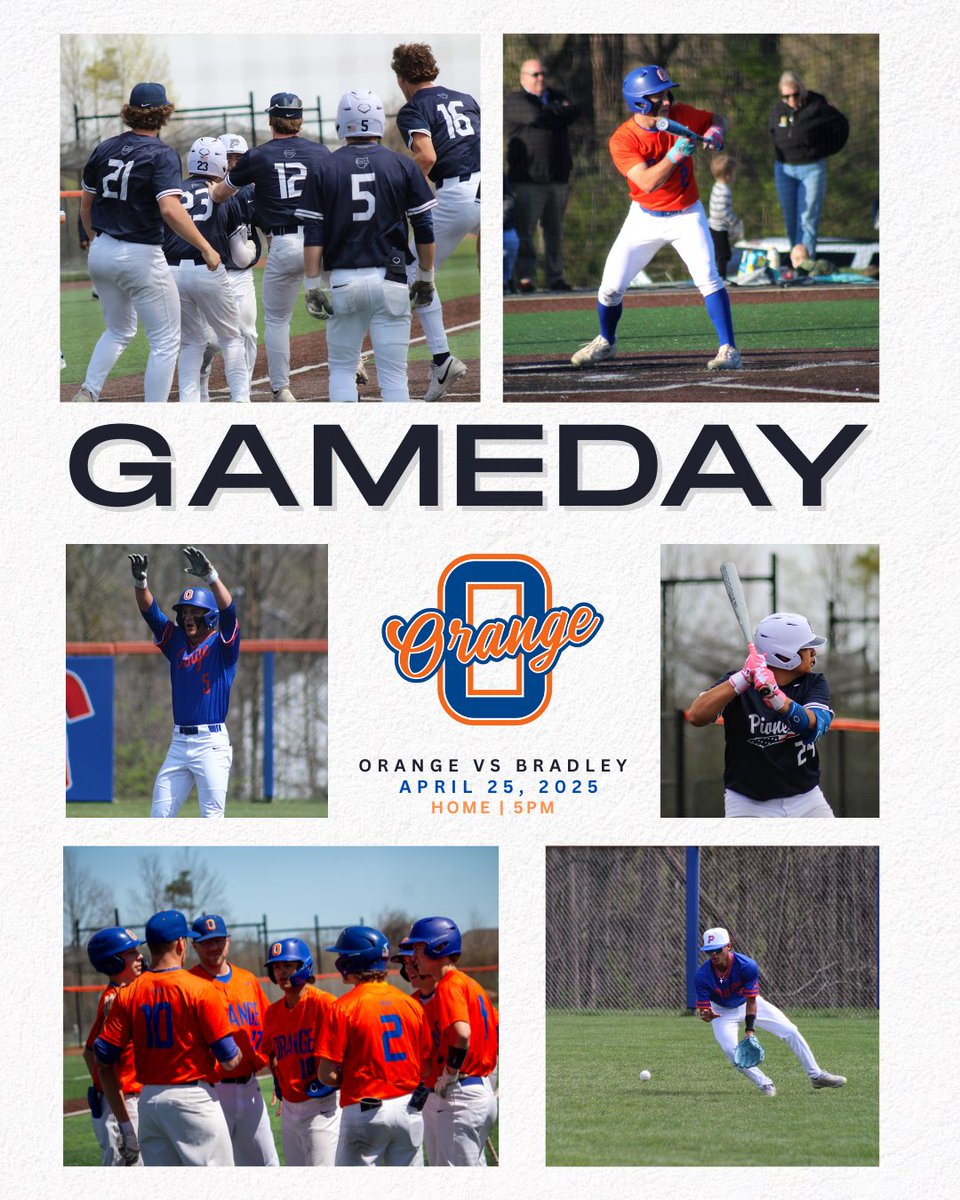𝗜𝗧’𝗦 𝗚𝗔𝗠𝗘𝗗𝗔𝗬 🍊

Olentangy Orange hosts Hilliard Bradley tonight.

⏰ 5PM
📍HOME

📸: Gracyn Lidke

#OrangeBaseball | #ICCU