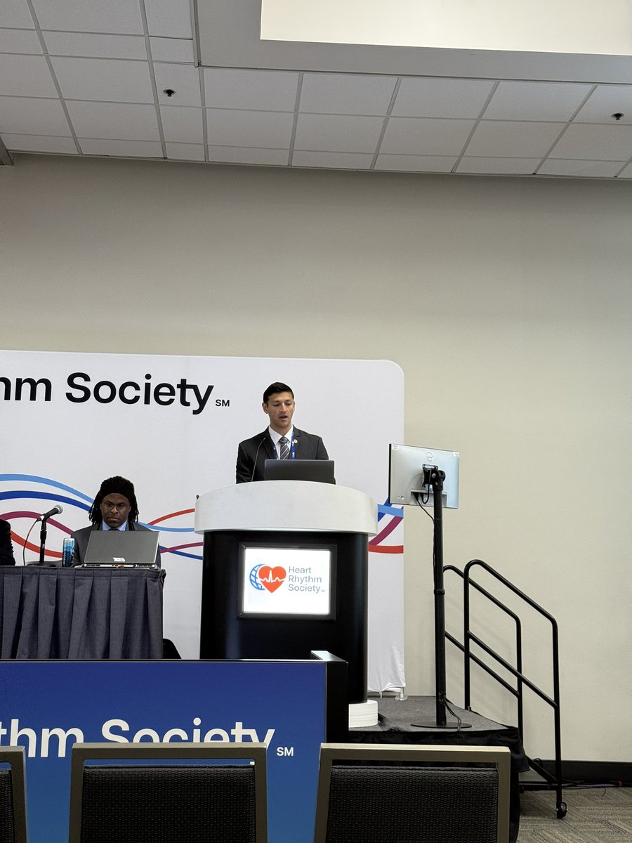 Eliany Mejia (@mejiaeliany) on Twitter photo Excellent presentation by <a href="/Javi_Barcos/">Javier Barcos</a> at #SharkTank! His proposal: First AFib ablation in patients aged 75 and older. This is very important, as new tools and shorter procedure times have made ablation an increasingly safe option for our patients. #HRS2025 <a href="/ElectroSiac/">ElectroSIAC</a> #LATAM Excellent presentation by <a href="/Javi_Barcos/">Javier Barcos</a> at #SharkTank! His proposal: First AFib ablation in patients aged 75 and older. This is very important, as new tools and shorter procedure times have made ablation an increasingly safe option for our patients. #HRS2025 <a href="/ElectroSiac/">ElectroSIAC</a> #LATAM