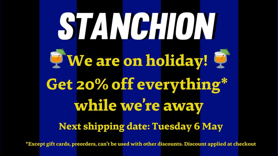 🏖️ We’re on a holiday for a few days so whilst we’re away, there’s 20% off everything in store!

Thousands of football books, magazines, fanzines and more.

Free UK shipping on orders £50+ and we ship worldwide

➡️ stanchionbooks.com