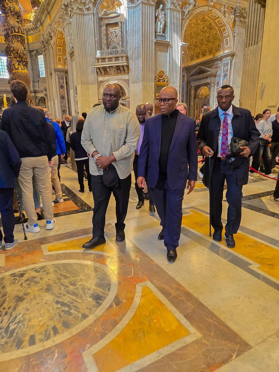 kundad001 (@kundad001) on Twitter photo AKPABIO AT THE VATICAN
President of the Senate, <a href="/Senator_Akpabio/">Godswill Obot Akpabio, GCON</a> paying tribute on behalf of President Bola Tinubu and the Nigerian People at the Lying-in- State of Pope Francis inside St Peter’s Basilica, Vatican City, today, 25th April 2025 AKPABIO AT THE VATICAN
President of the Senate, <a href="/Senator_Akpabio/">Godswill Obot Akpabio, GCON</a> paying tribute on behalf of President Bola Tinubu and the Nigerian People at the Lying-in- State of Pope Francis inside St Peter’s Basilica, Vatican City, today, 25th April 2025