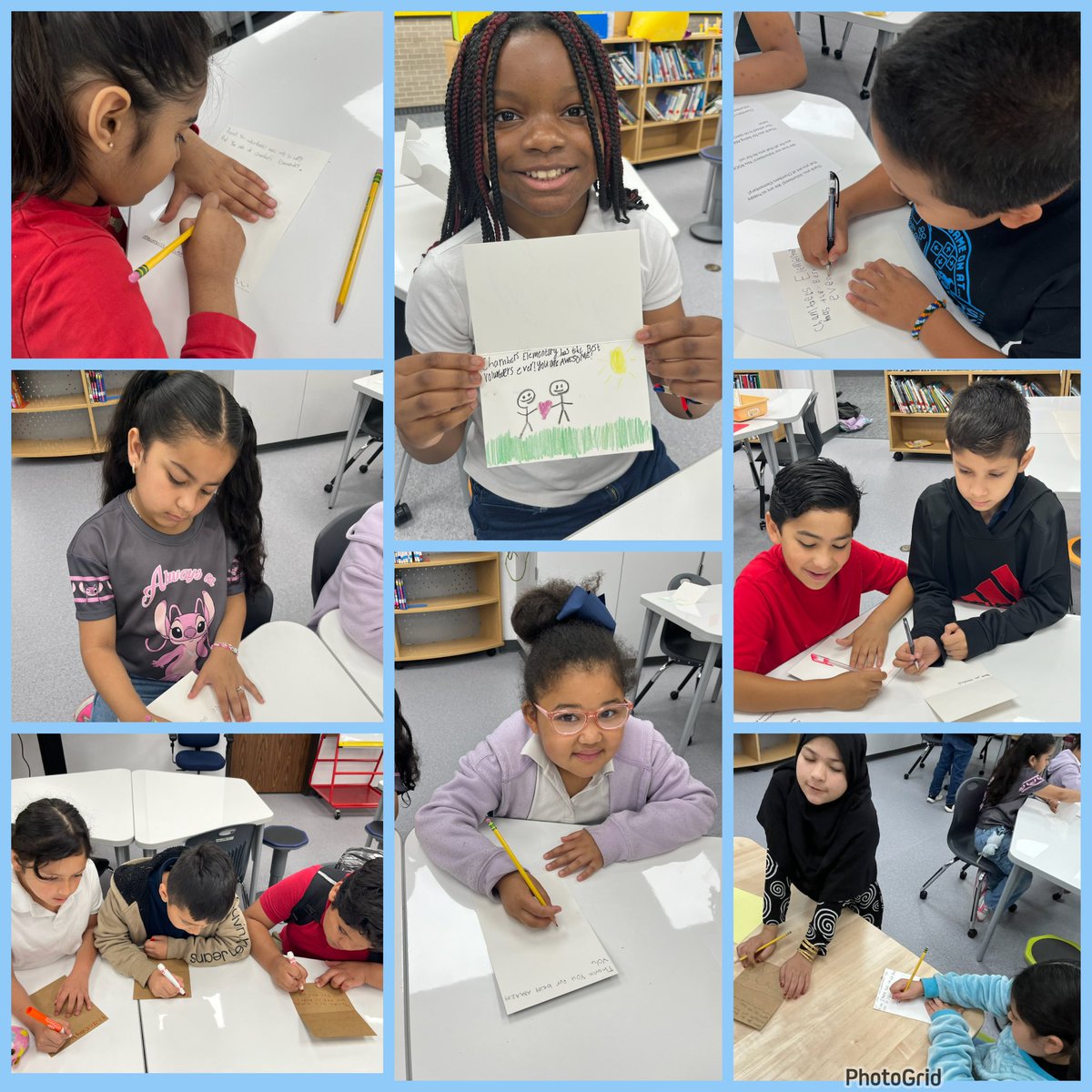 Chambers Counselor (@chamberscounsel) on Twitter photo The Kindness Club wrote heartfelt thank you cards for our volunteers! Thank you, Mr. Norwood, for donating the beautiful stationary. #publicschoolvolunteerweek β€οΈ<a href="/TeamRedCloud17/">coachkevinBDA</a> <a href="/zysolis/">Zansia Solis</a> <a href="/MontgomeryErik/">Jason Montgomery</a> The Kindness Club wrote heartfelt thank you cards for our volunteers! Thank you, Mr. Norwood, for donating the beautiful stationary. #publicschoolvolunteerweek β€οΈ<a href="/TeamRedCloud17/">coachkevinBDA</a> <a href="/zysolis/">Zansia Solis</a> <a href="/MontgomeryErik/">Jason Montgomery</a>