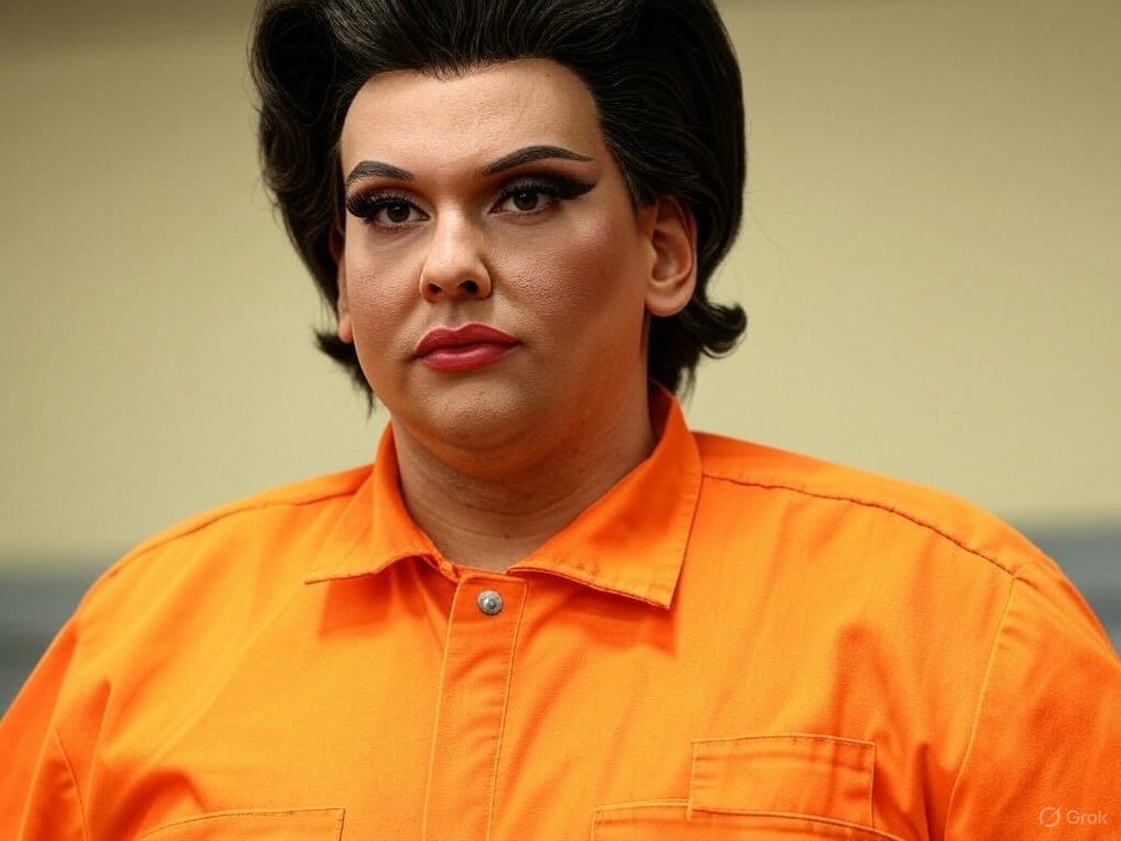TheTomWebster's tweet image. George Santos sentenced to 7 years in federal prison for lying on his résumé and stealing identities to win his election. He now identifies as an inmate and prison lunch lady.