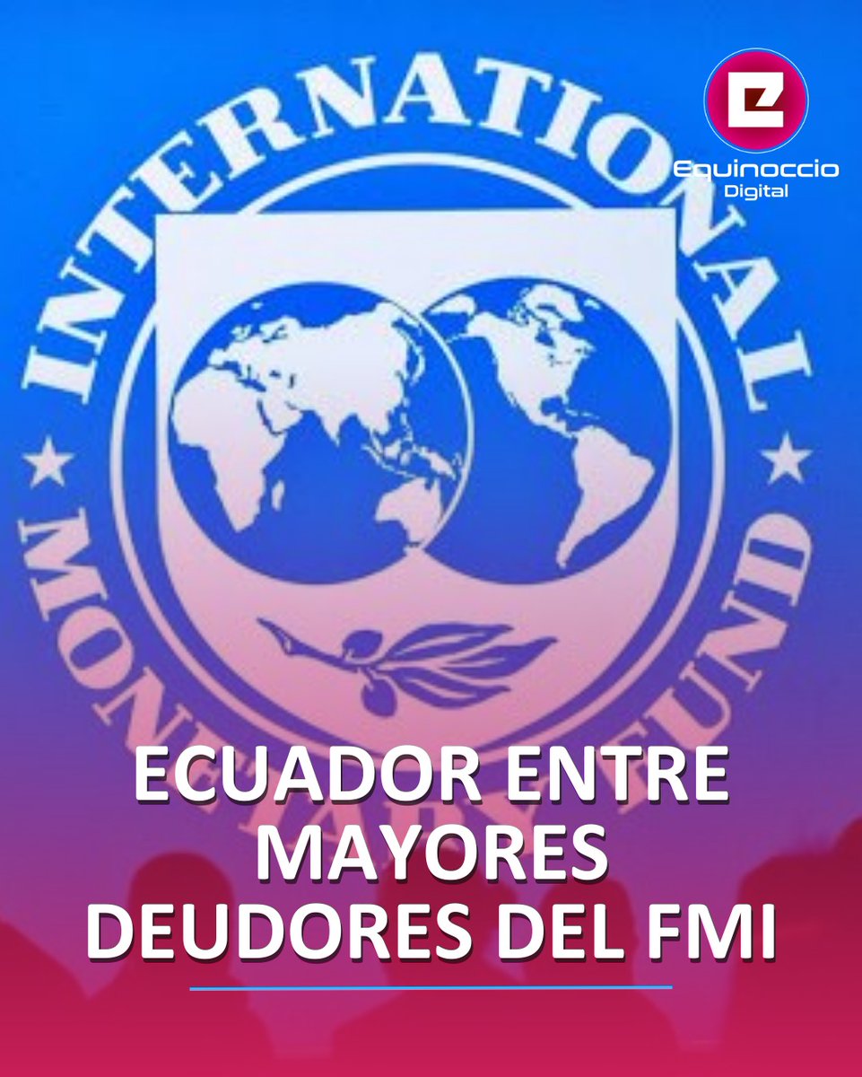 🟣Ecuador se posiciona como el cuarto mayor deudor del Fondo Monetario Internacional (FMI) en 2025, con una deuda que asciende a USD 8.705 millones.

🟣La deuda de Ecuador representa una parte significativa de su economía. En concreto, equivale al 21% del total de la deuda