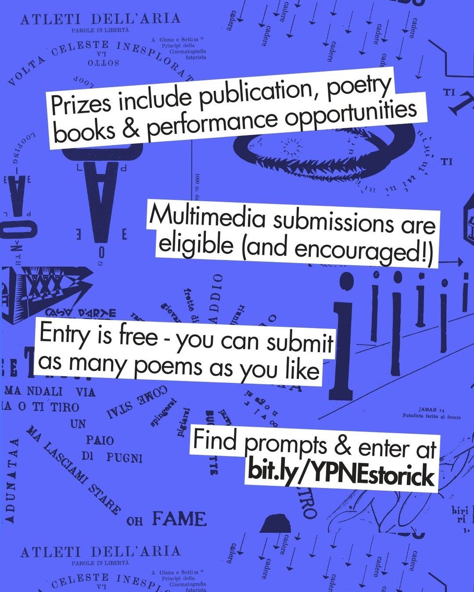 Only 3 days left to enter our Breaking the Rules Challenge!

Young Poets Network is teaming up with @estorickcollection to ask you to write poems that break the rules in some way. Winners receive publication and poetry goodies, including ebooks.

Enter at bit.ly/YPNEstorick